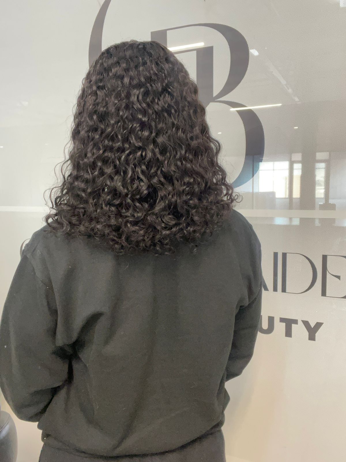 14-Inch Water Wave Wig-4x4 Closure