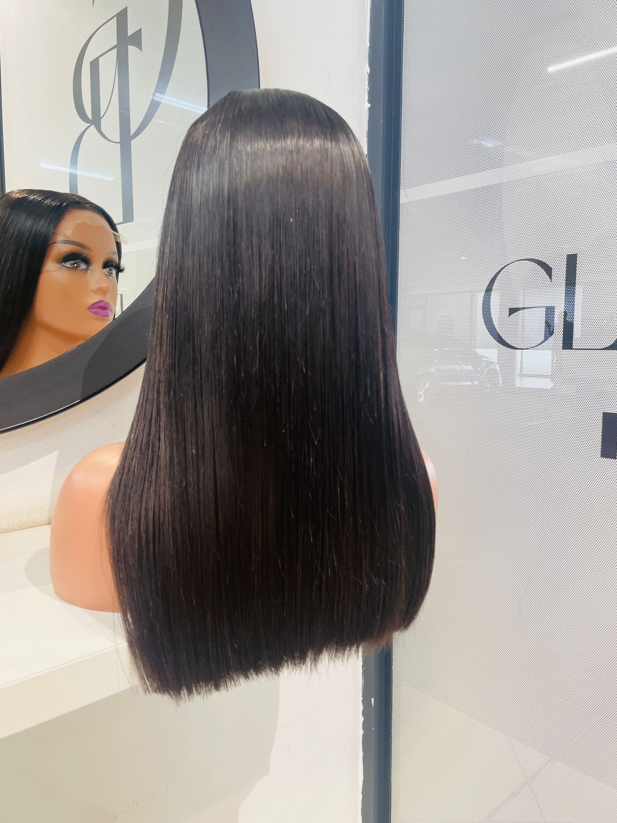 18″ 5×5 HD Lace Double Drawn Straight Wig (Wear & Go)