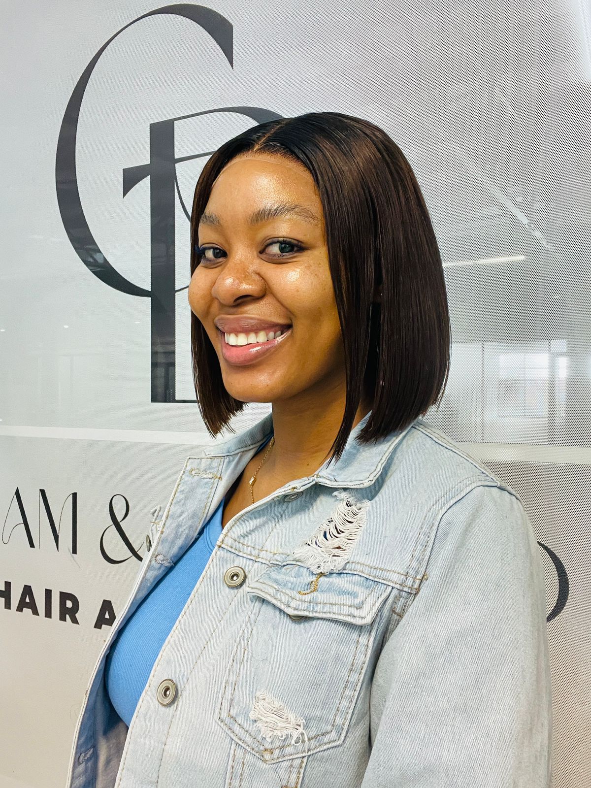 8 Inch Bone Straight (5x5 Lace Wig)