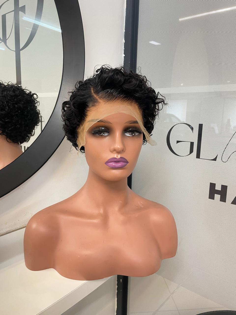 Natural Curled Pixie