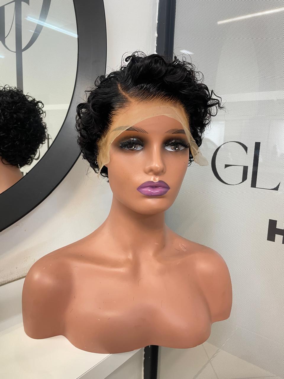 Natural Curled Pixie