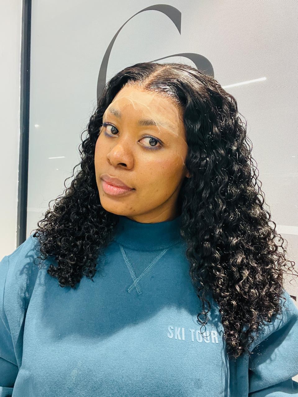 14 Inch Spanish Curls Wig 13x4 HD Closure