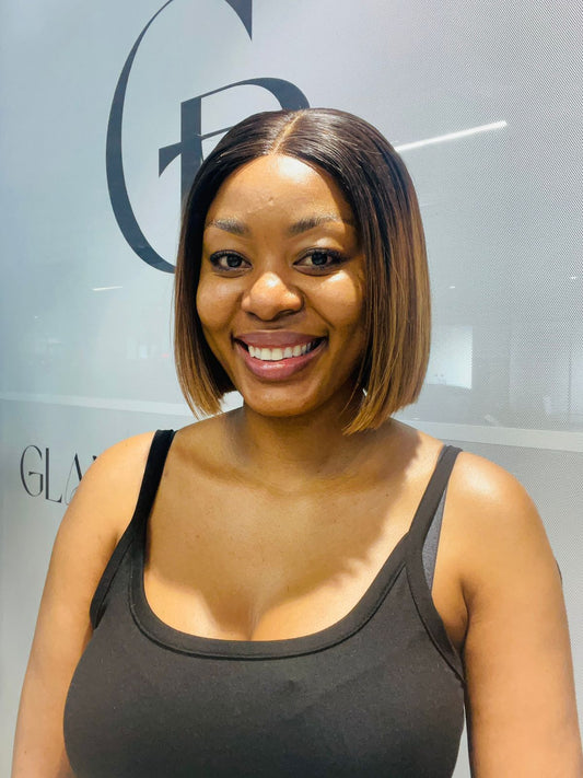 10” Bone Straight Bob – Kim Kay (2x6 Closure)