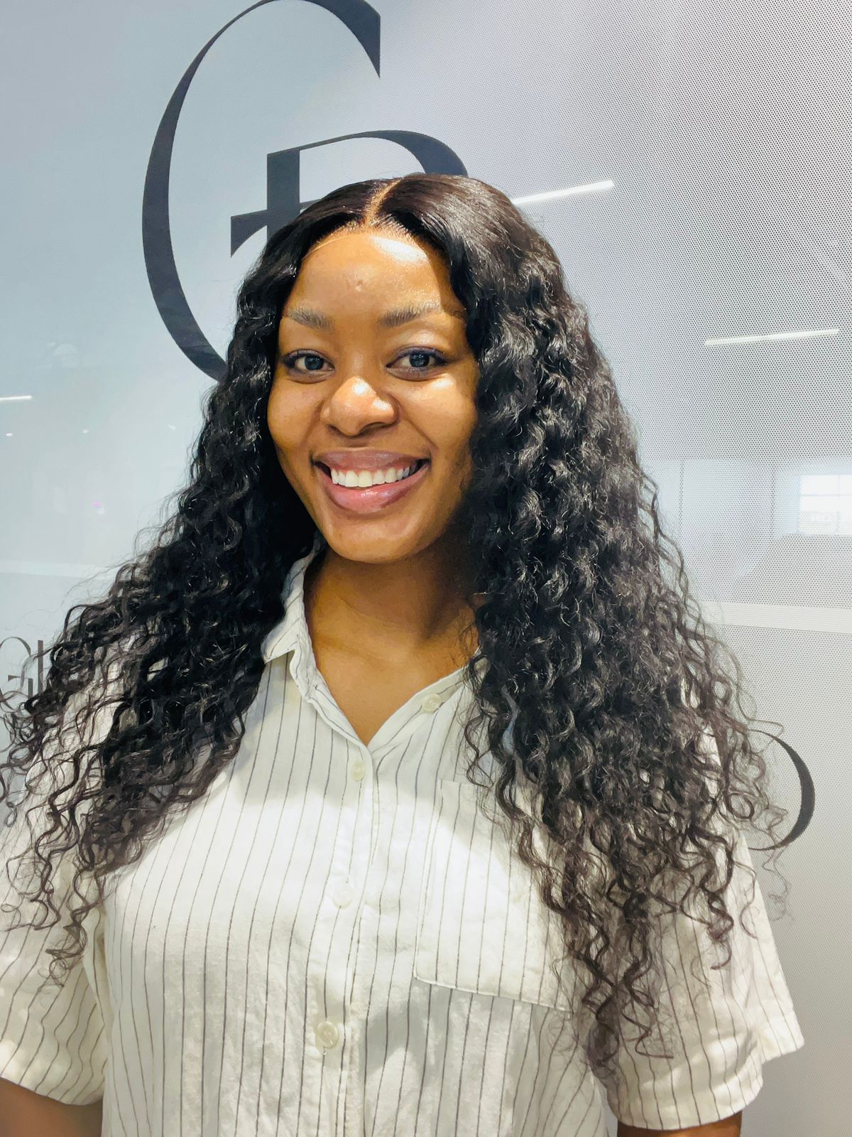 18” Curly Indonesian Raw Hair Wig – 5x5 Closure