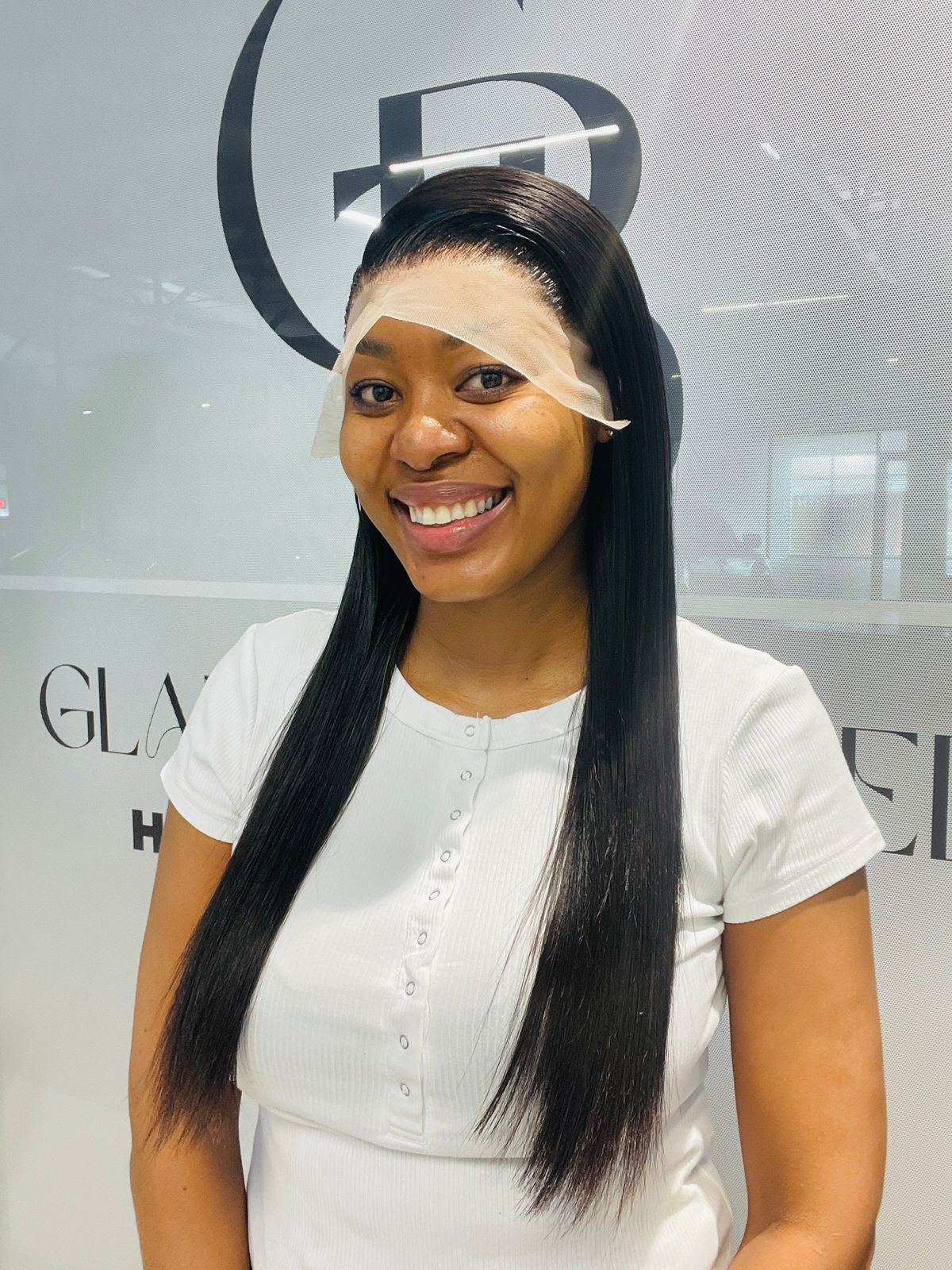 20 Inch Double Drawn Full Frontal Straight Wig