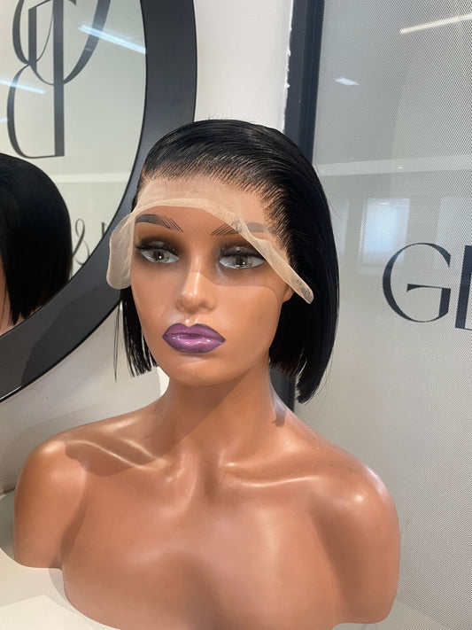 8 Inch Bob Straight (13X4 Lace Wig)