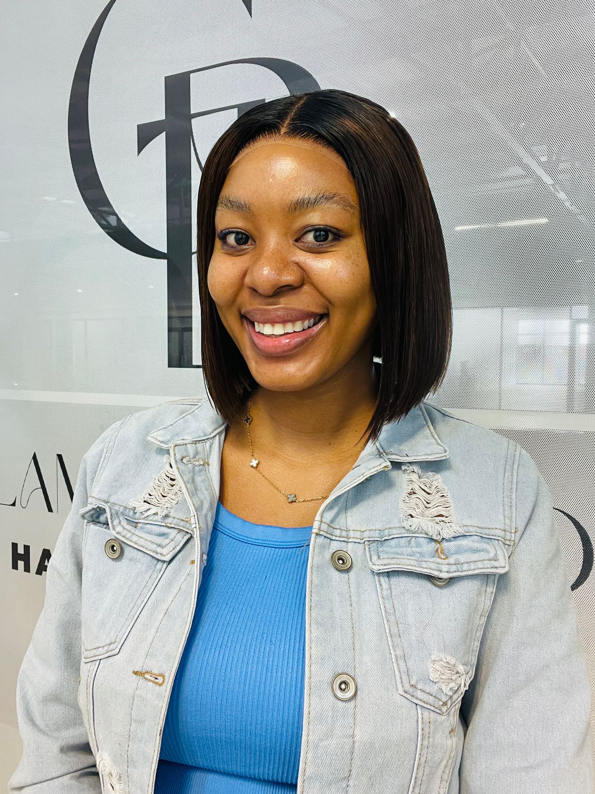 8 Inch Bone Straight (5x5 Lace Wig)