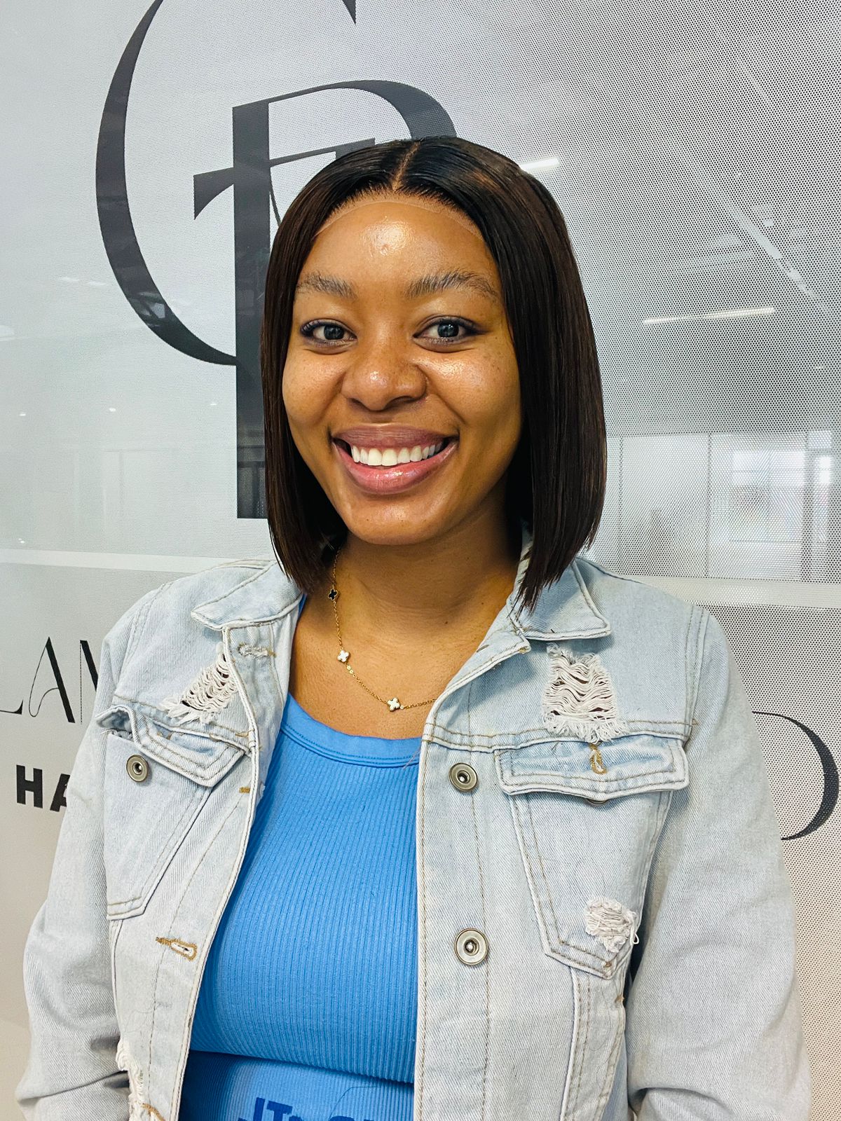 8 Inch Bone Straight (5x5 Lace Wig)