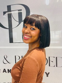 8 Inch Fringe Bob Wig