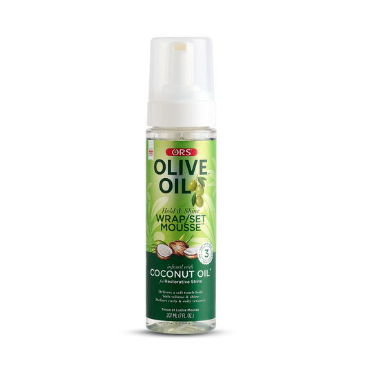 ORS Olive Oil Hold & Shine Wrap Set Mousse