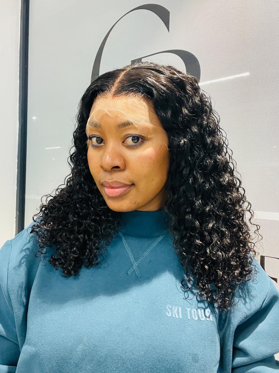 14 Inch Spanish Curls Wig 13x4 HD Closure