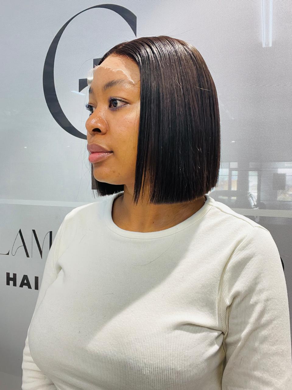 8 Inch Vietnamese Virgin Hair Wig (5x5 Closure)
