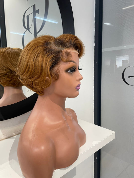 6" Vintage Pixie Wig